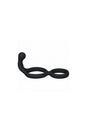 Shots Toys - Levelz- Silicone Double Cock Ring with Anal Stimulator - Stag Shop