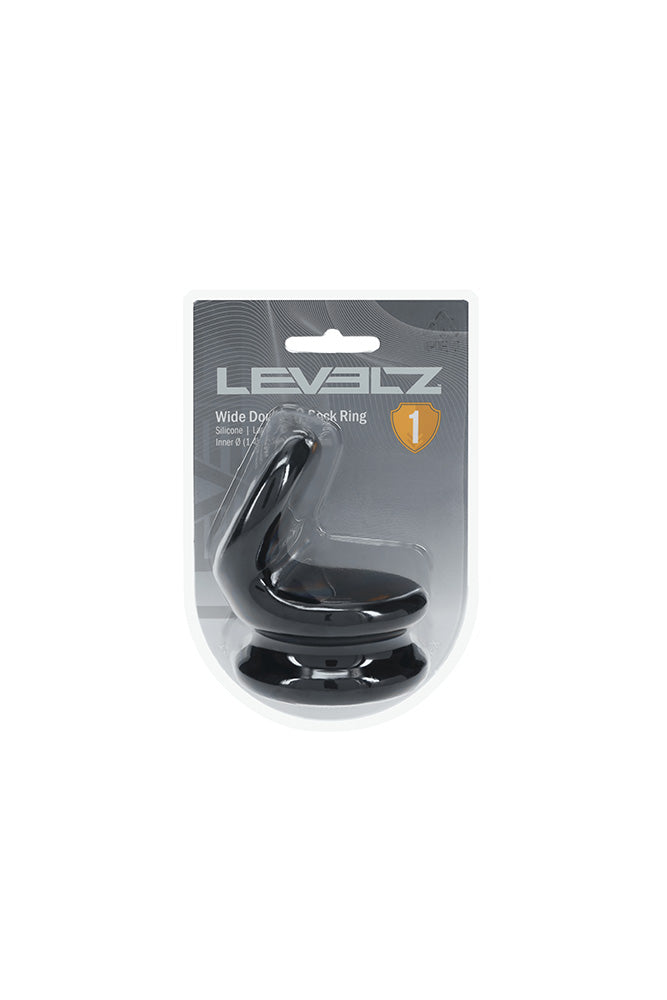 Shots Toys - Levelz - Wide Double O Silicone Cock Ring - Stag Shop