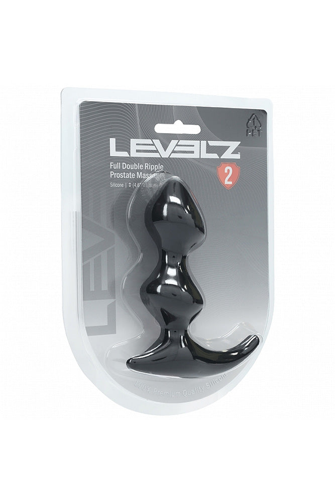 Shots Toys - Levelz - Full Double Ripple Silicone Prostate Massager - Stag Shop