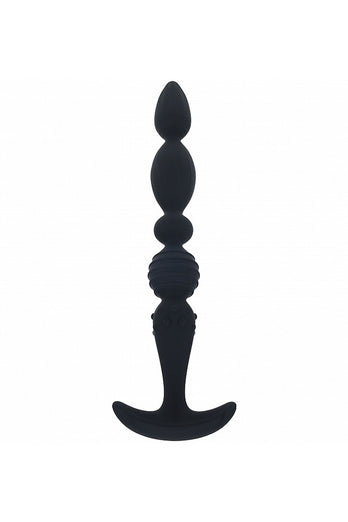 Shots Toys - Levelz - Multi-Textured Silicone Anal Probe - Stag Shop