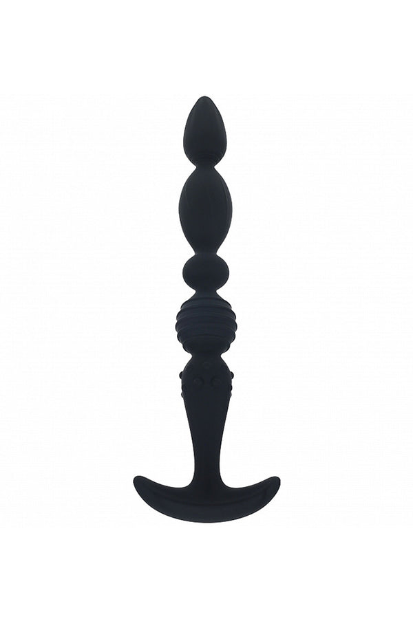 Shots Toys - Levelz - Multi-Textured Silicone Anal Probe - Stag Shop