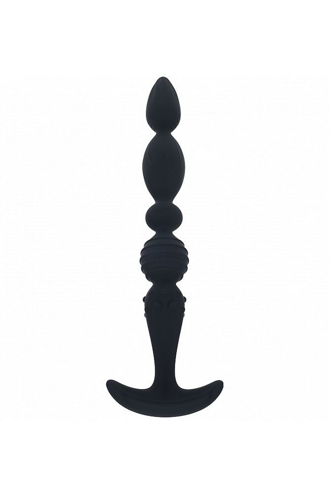 Shots Toys - Levelz - Multi-Textured Silicone Anal Probe - Stag Shop