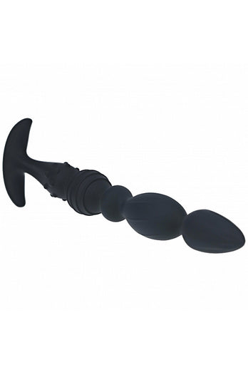 Shots Toys - Levelz - Multi-Textured Silicone Anal Probe - Stag Shop