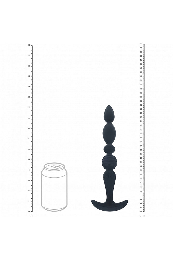 Shots Toys - Levelz - Multi-Textured Silicone Anal Probe - Stag Shop