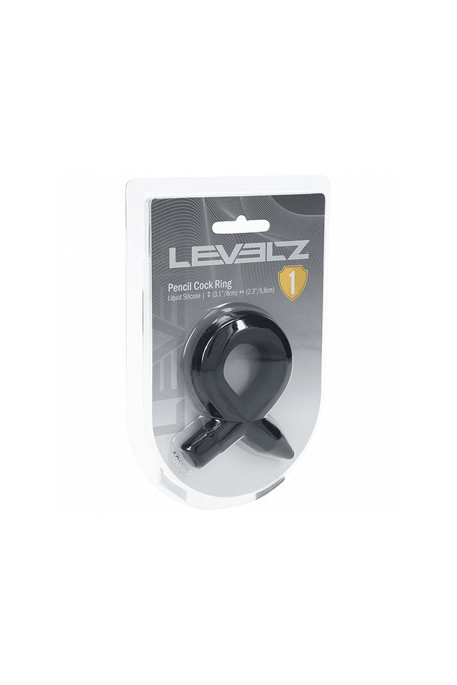Shots Toys - Levelz - Pencil Liquid Silicone Cock Ring - Stag Shop