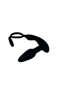 Thumbnail for Shots Toys - Levelz - Remote Control & Rotating Beads Anal Plug with Dual Cock Ring - Stag Shop