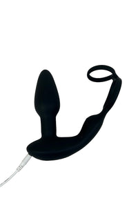 Thumbnail for Shots Toys - Levelz - Remote Control & Rotating Beads Anal Plug with Dual Cock Ring - Stag Shop
