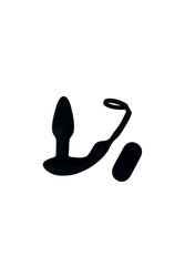 Shots Toys - Levelz - Remote Control & Rotating Beads Anal Plug with Dual Cock Ring - Stag Shop