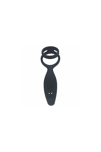 Shots Toys - Levelz - Vibrating Prostate Stimulator with Dual Cock Ring - Stag Shop