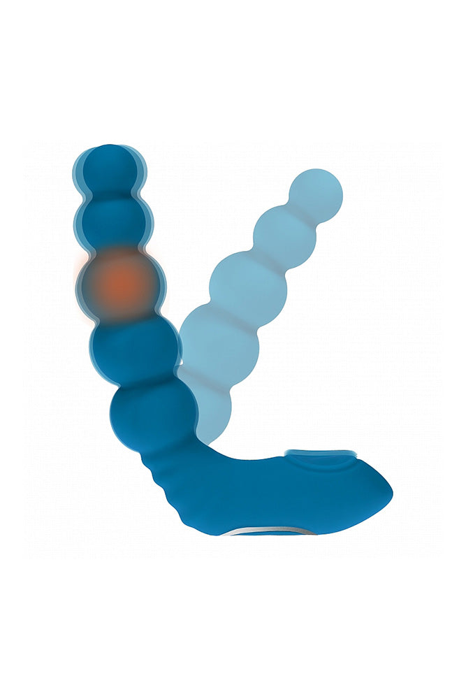 Shots Toys - Levelz - Beaded Prostate Massager With Tapping & Heating Functions - Stag Shop