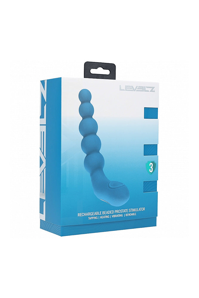 Shots Toys - Levelz - Beaded Prostate Massager With Tapping & Heating Functions - Stag Shop