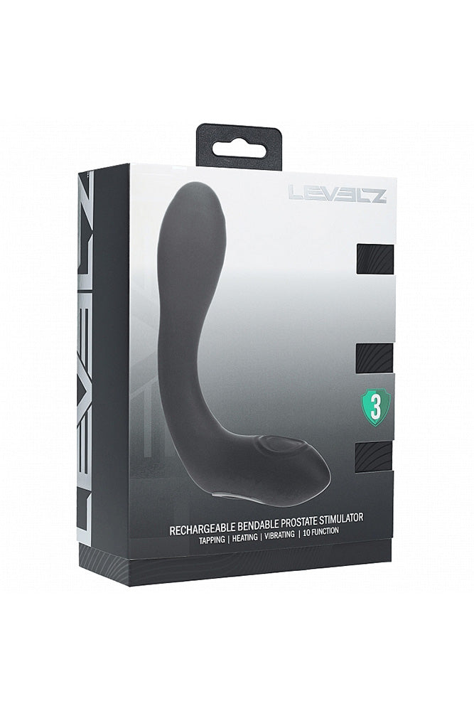 Shots Toys - Levelz - Prostate Massager With Tapping & Heating Functions - Stag Shop