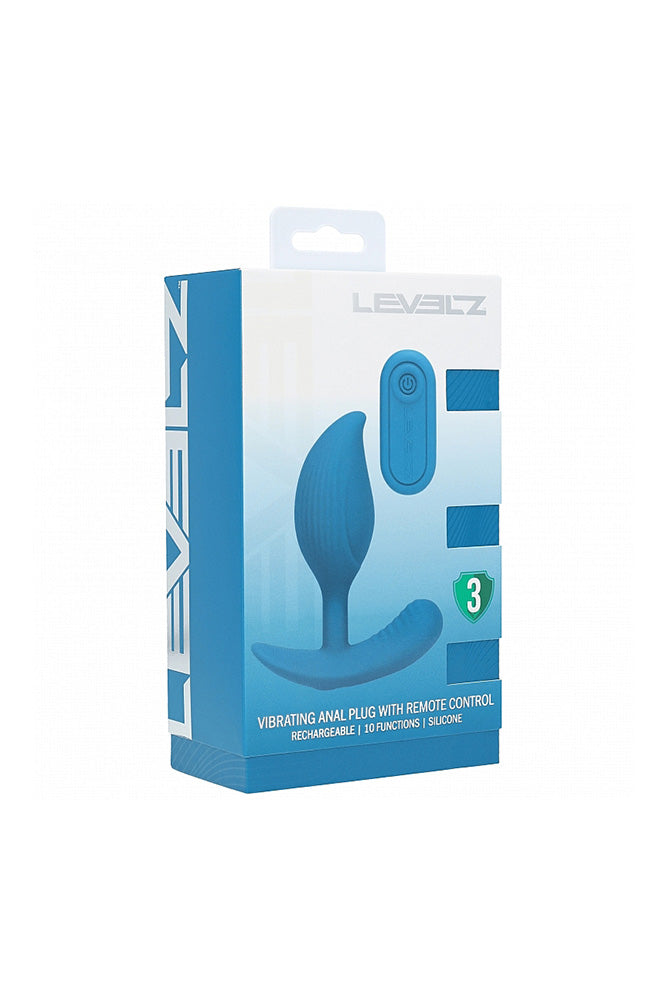 Shots Toys - Levelz - Remote Control Vibrating Anal Plug - Stag Shop