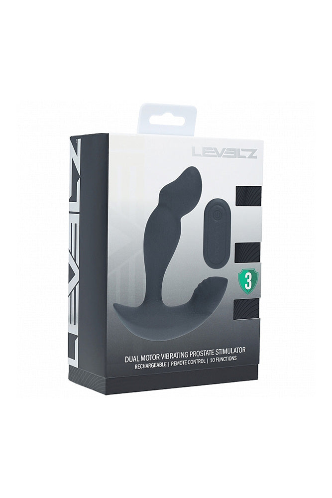 Shots Toys - Levelz - Remote Control Vibrating Prostate Massager - Stag Shop