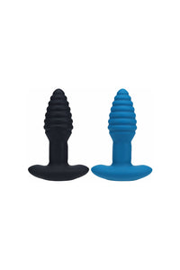 Thumbnail for Shots Toys - Remote Control Vibrating & Rotating Ribbed Anal Plug - Stag Shop