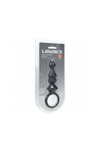 Shots Toys - Levelz - Ribbed Silicone Anal Plug - Stag Shop