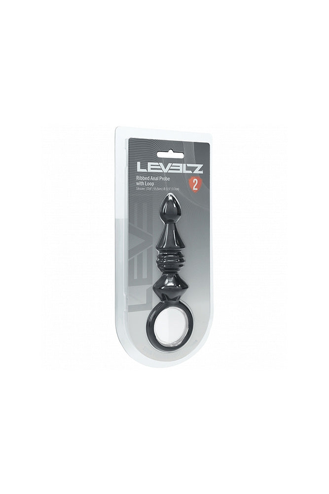 Shots Toys - Levelz - Ribbed Silicone Anal Plug - Stag Shop