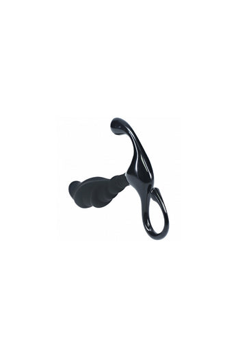 Shots Toys - Levelz - Rippled Prostate Massager With Hard Looped Handle - Stag Shop