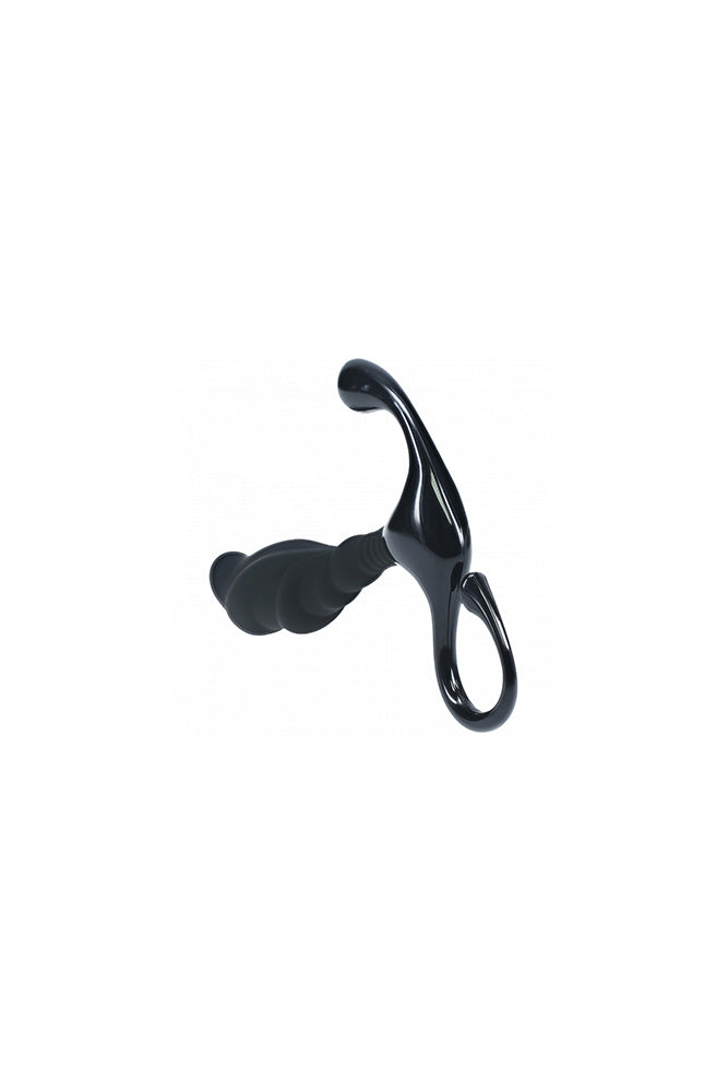 Shots Toys - Levelz - Rippled Prostate Massager With Hard Looped Handle - Stag Shop