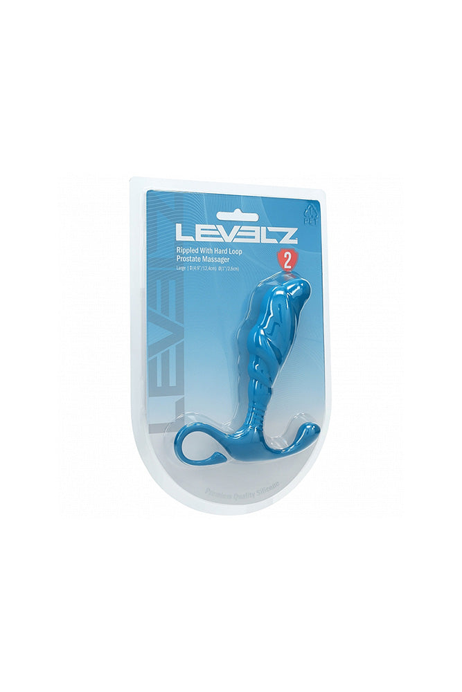 Shots Toys - Levelz - Rippled Prostate Massager With Hard Looped Handle - Stag Shop
