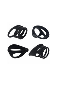 Thumbnail for Shots Toys - Levelz - Set of 4 Silicone Cock & Ball Rings - Stag Shop