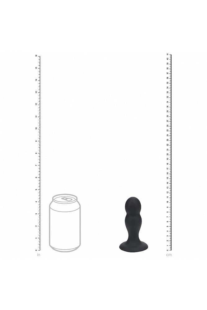 Shots Toys - Levelz - Medium Double Rattle Liquid Silicone Anal Plug - Stag Shop