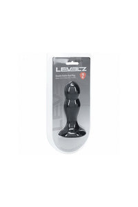 Thumbnail for Shots Toys - Levelz - Medium Double Rattle Liquid Silicone Anal Plug - Stag Shop