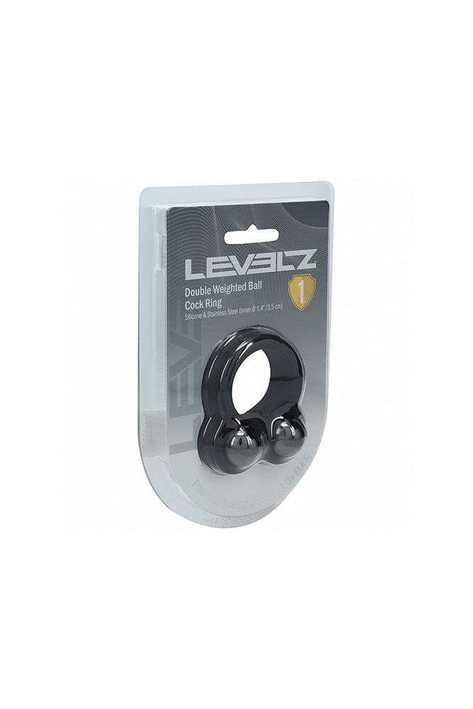 Shots Toys - Levelz - Double Weighted Silicone Cock Ring - Stag Shop