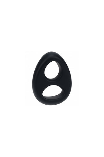 Shots Toys - Levelz - Double Liquid Silicone Cock & Ball Ring - Stag Shop
