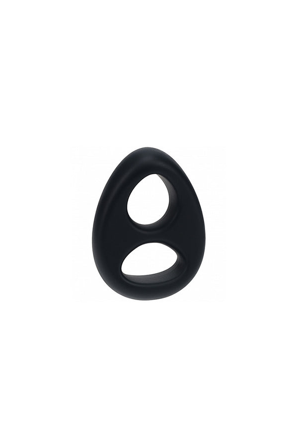 Shots Toys - Levelz - Double Liquid Silicone Cock & Ball Ring - Stag Shop
