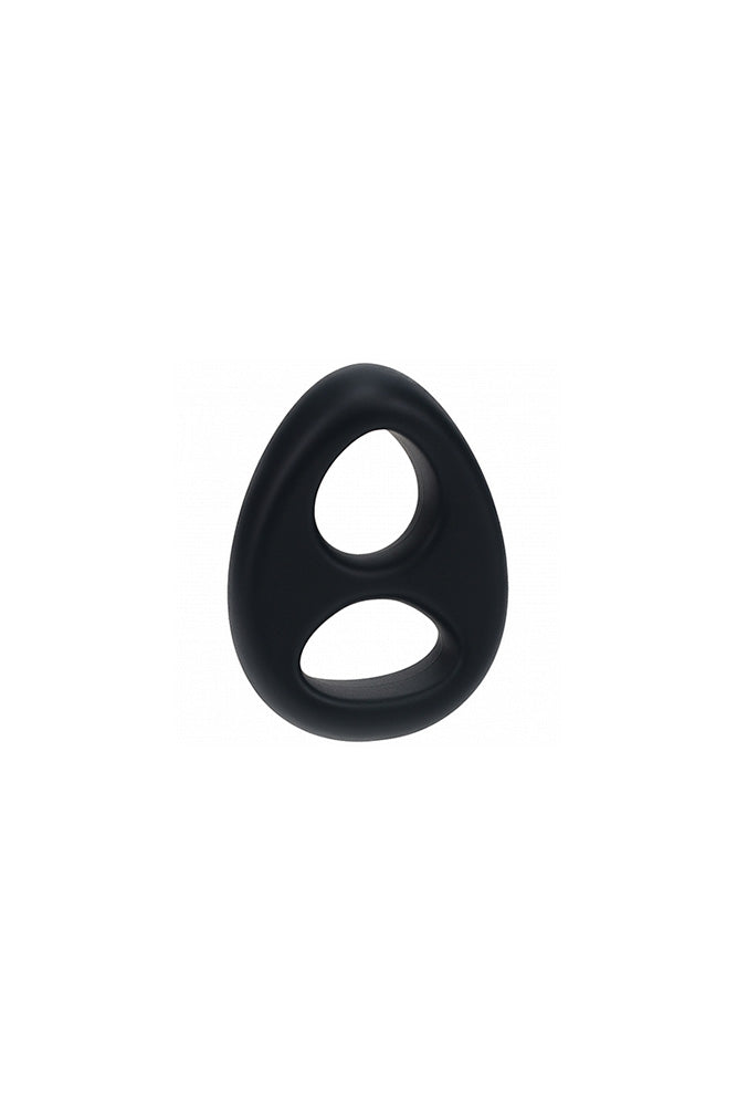 Shots Toys - Levelz - Double Liquid Silicone Cock & Ball Ring - Stag Shop