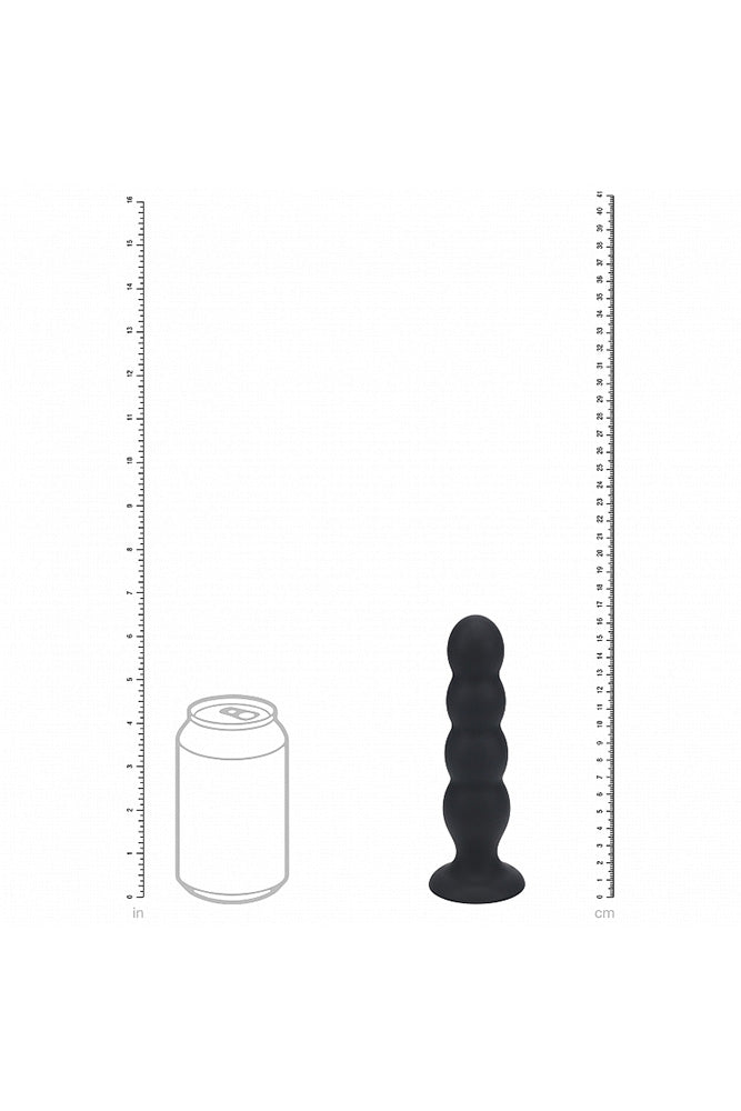 Shots Toys - Levelz - Large Quad Rattle Liquid Silicone Anal Plug - Stag Shop