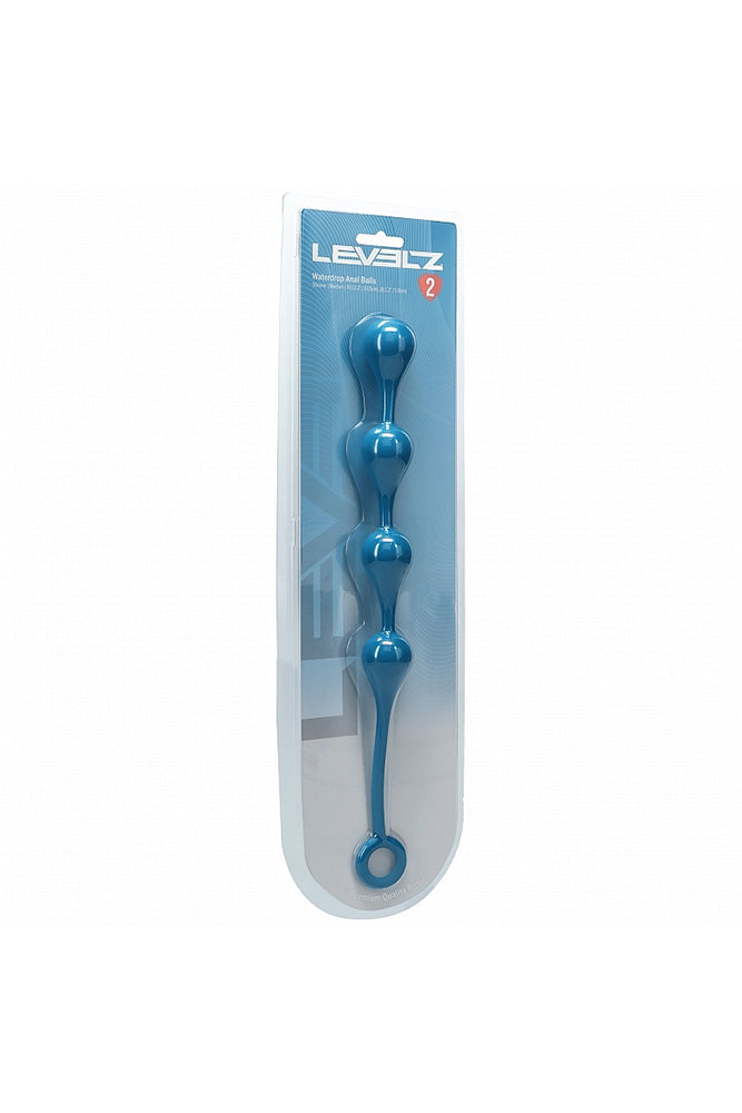 Shots Toys - Levelz - Waterdrop Silicone Anal Balls - Stag Shop