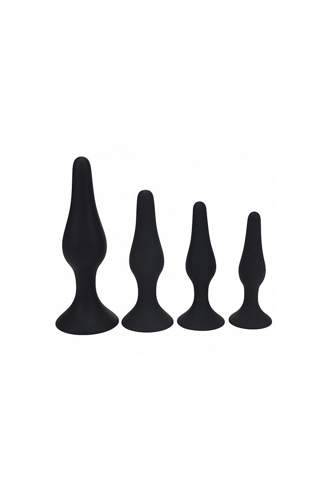 Shots Toys - Levelz - 4 PC Slim Silicone Anal Plug Set - Stag Shop