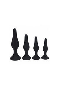 Thumbnail for Shots Toys - Levelz - 4 PC Slim Silicone Anal Plug Set - Stag Shop