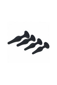 Thumbnail for Shots Toys - Levelz - 4 PC Slim Silicone Anal Plug Set - Stag Shop