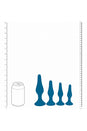 Shots Toys - Levelz - 4 PC Slim Silicone Anal Plug Set - Stag Shop