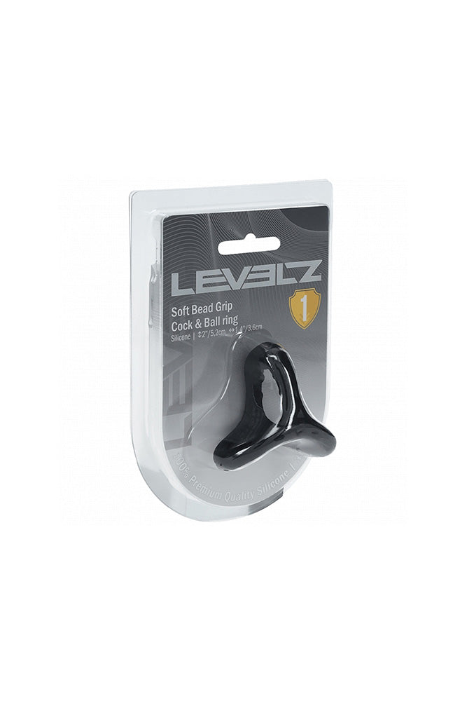 Shots Toys - Levelz - Soft Bead Silicone Cock & Ball Ring - Stag Shop