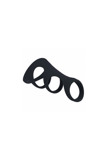 Shots Toys - Levelz - 3 Loop Silicone Cock Ring - Stag Shop