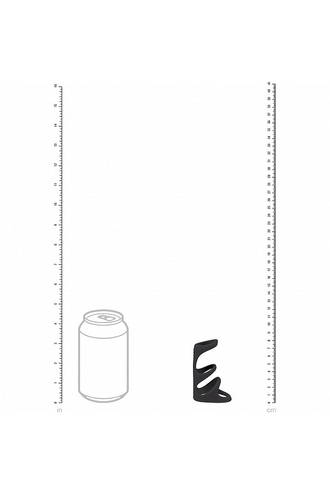 Shots Toys - Levelz - 3 Loop Silicone Cock Ring - Stag Shop