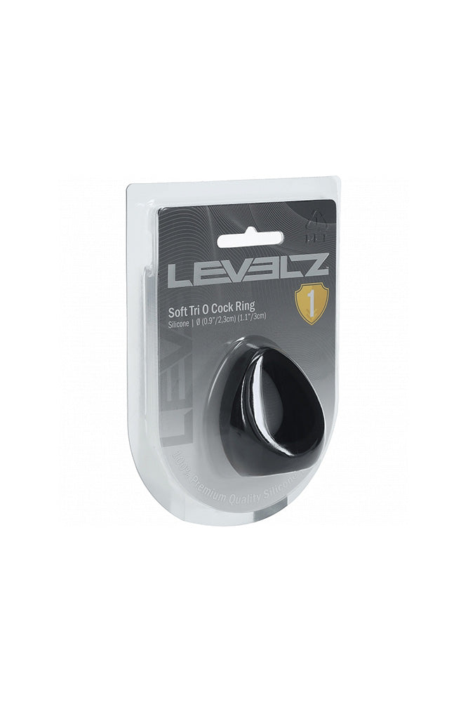 Shots Toys - Levelz - Tri O Silicone Cock & Ball Ring - Stag Shop