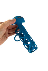 Shots Toys - Levelz - Vibrating Cage Silicone Cock Sleeve & Ball Ring - Stag Shop