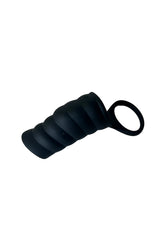 Shots Toys - Levelz - Vibrating Ribbed Silicone Cock Sleeve & Ball Ring - Stag Shop