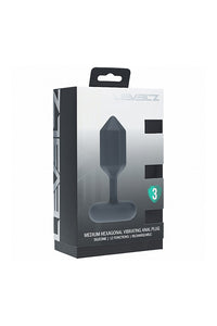 Thumbnail for Shots Toys - Hexagonal Vibrating Silicone Anal Plug - Stag Shop