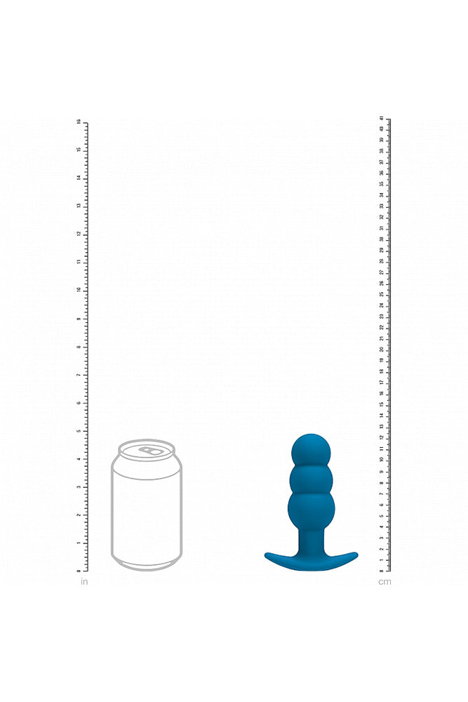 Shots Toys - Levelz - Tri Bulb Vibrating Silicone Anal Plug - Stag Shop