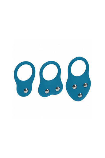 Shots Toys - Levelz - Weighted Cock Ring Training Trio - Stag Shop