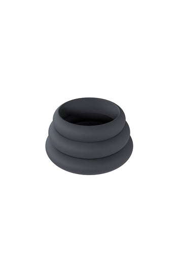 Shots Toys - Levelz - 3 PC Wide O Silicone Cock Ring Set - Small - Stag Shop