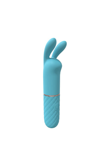Shots Toys - Loveline - Dona Mini Rabbit Vibrator - Blue - Stag Shop