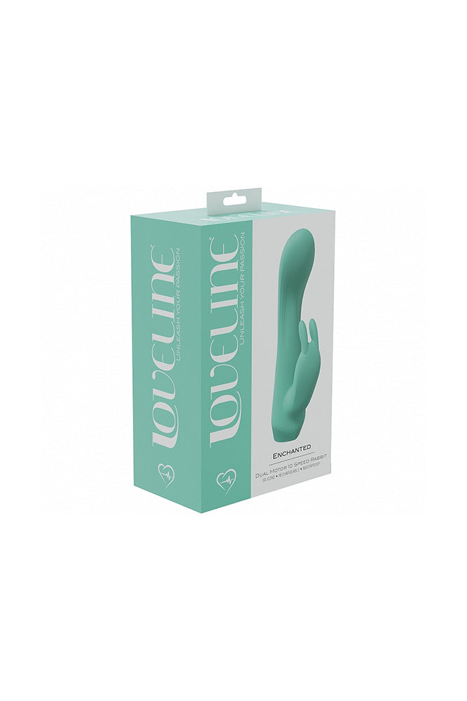 Shots Toys - Loveline - Enchanted Mini Rabbit Vibrator - Green - Stag Shop