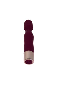 Thumbnail for Shots Toys - Loveline - Glamour Mini Wand Vibrator - Burgundy - Stag Shop